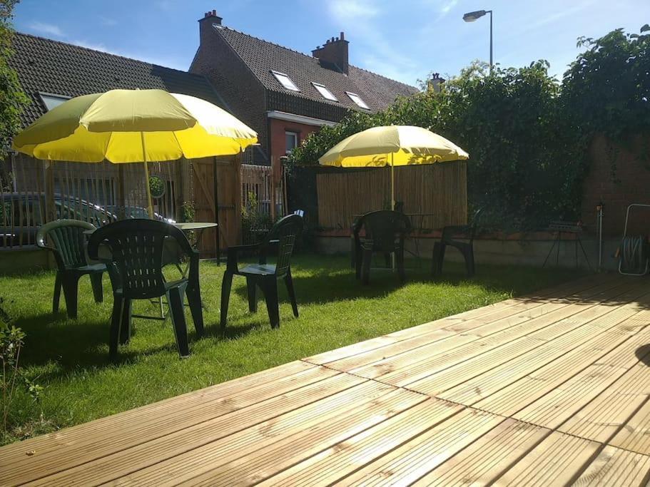 La Brise Malouine Au Bord De Mer Avec Jardin Dunkirk Exteriör bild